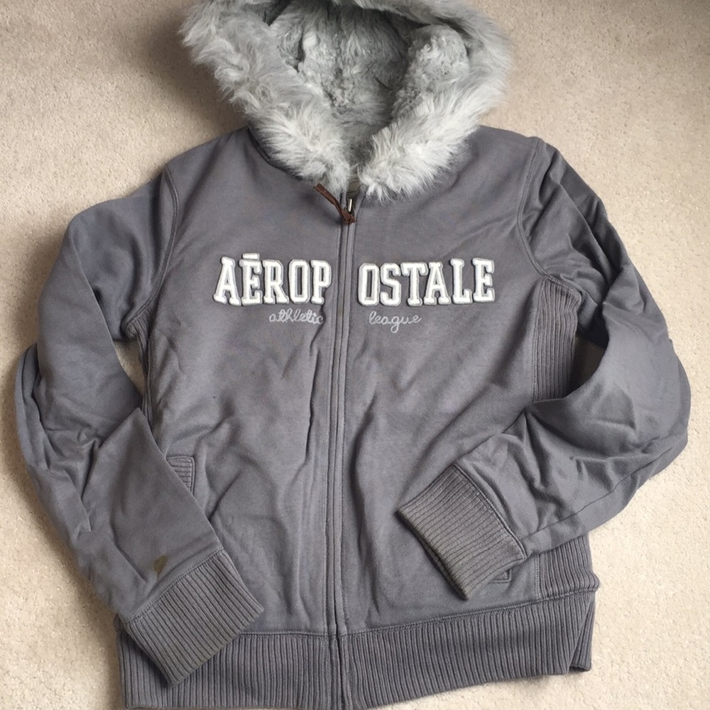 Aeropostale furry hoodie